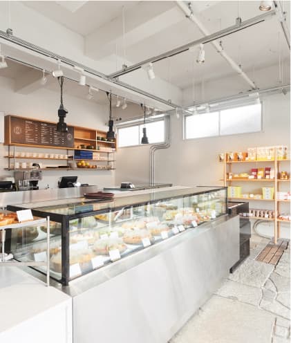 かにわしタルト店 店舗内観