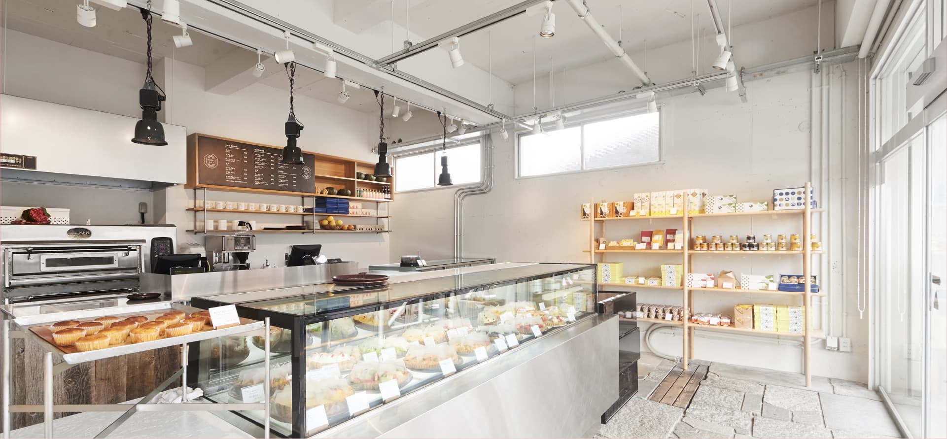 かにわしタルト店 店舗内観