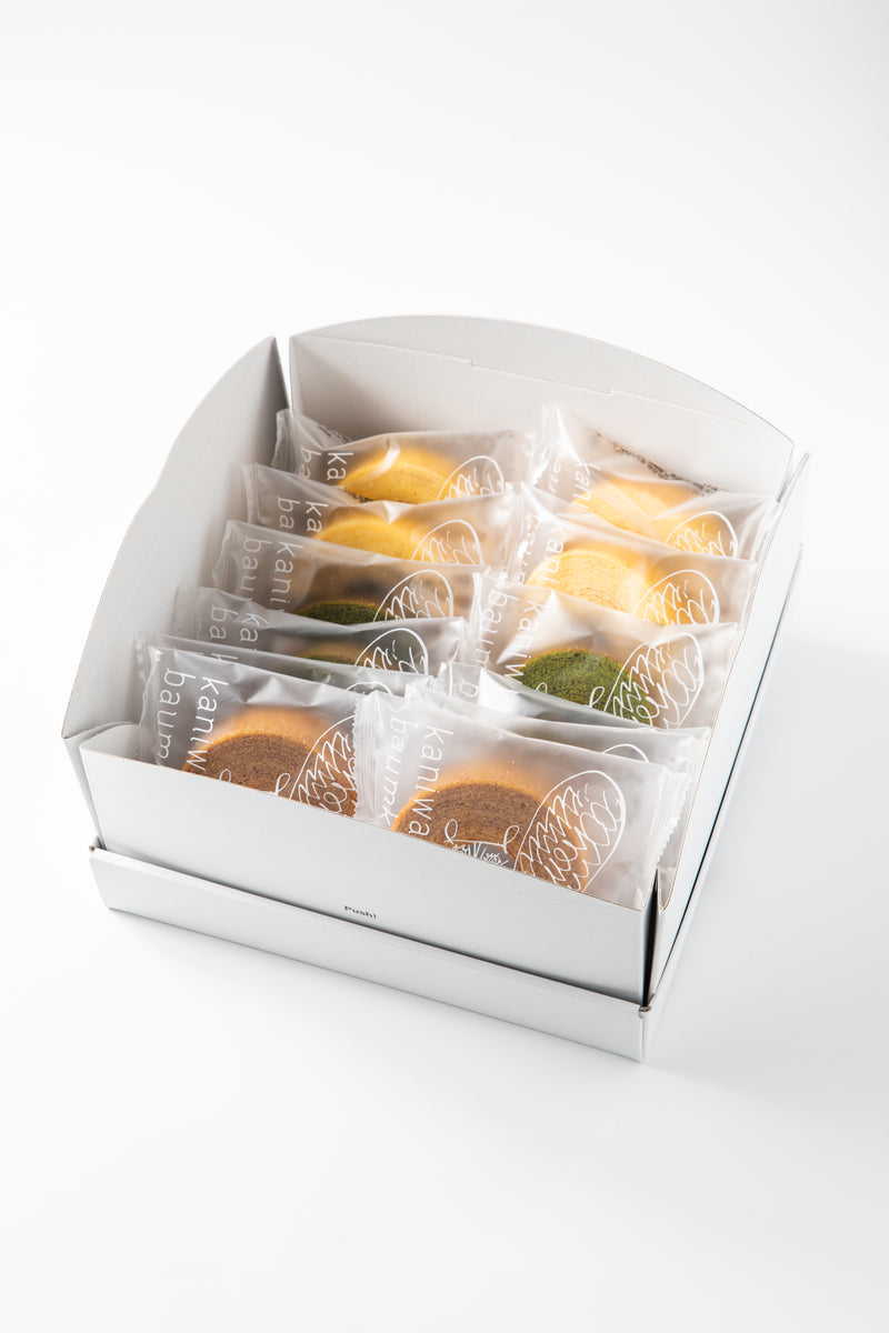 《可愛いパッケージが人気》バウムクーヘン12個入りBOX