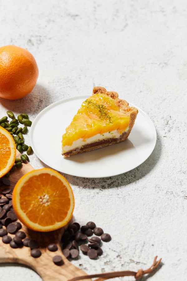 おためし1カットタルト【オレンジとチョコのタルト】